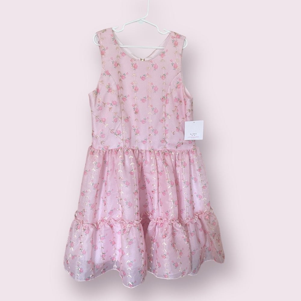 Zoe Ltd light pink girls formal dress size 14